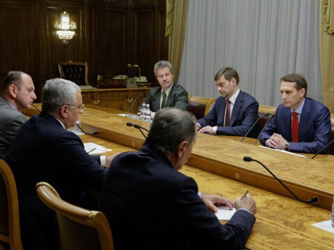 Knežević i Mandić se susreli sa predsjednikom ruske Dume i njegovim saradnicima