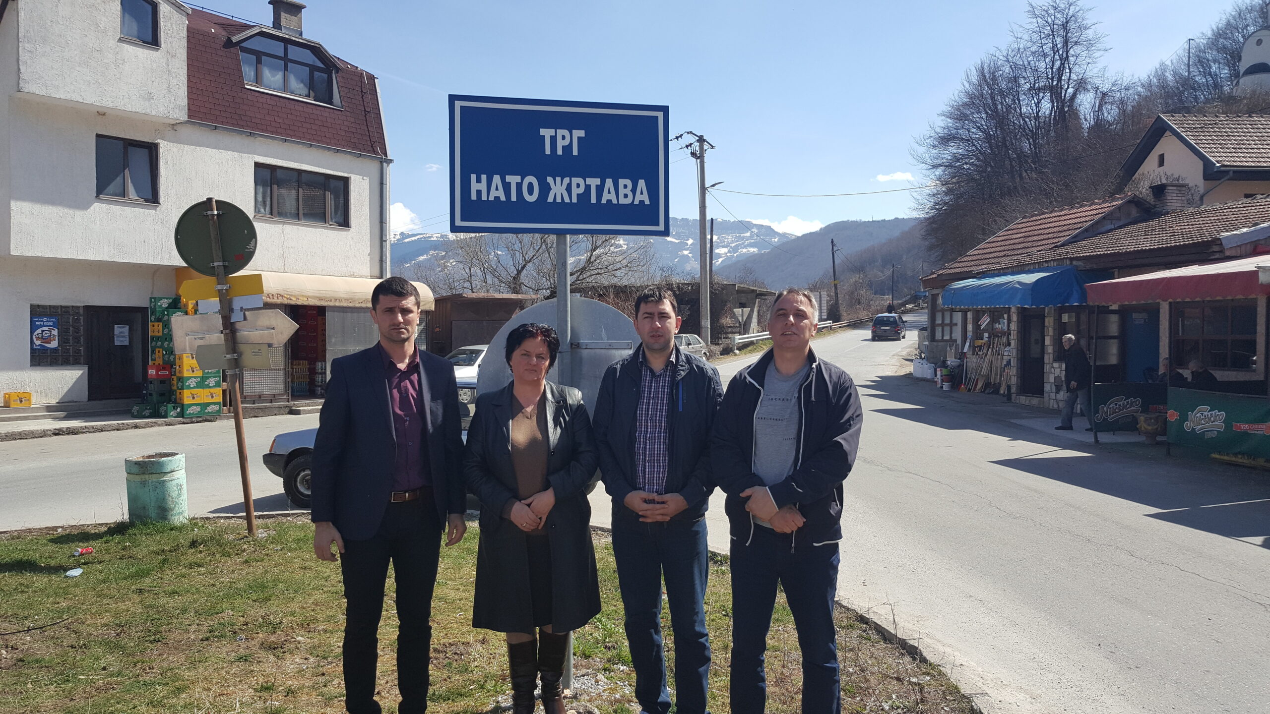 DF Plav položio vijenac na spomen česmi i na Trgu žrtava NATO agresije u Murini