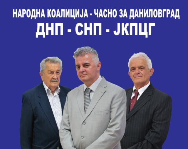Časno za Danilovgrad: Na djelu gebelsovsko razračunavanje sa ćirilicom